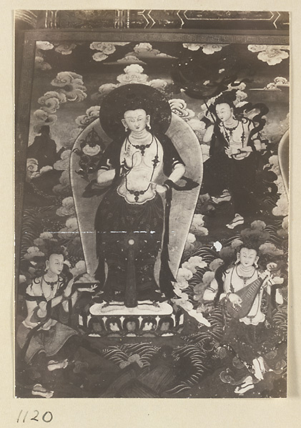 【JPG清晰版】大佛寺大乘阁壁画局部菩萨及侍从图