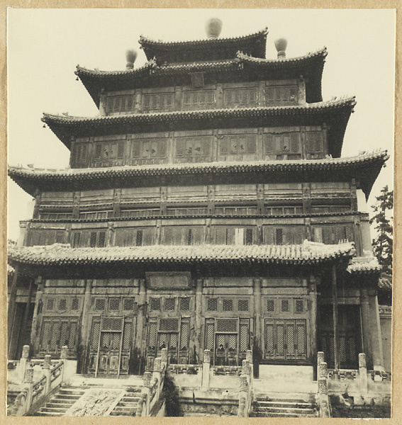 【JPG清晰版】大佛寺大成阁南立面