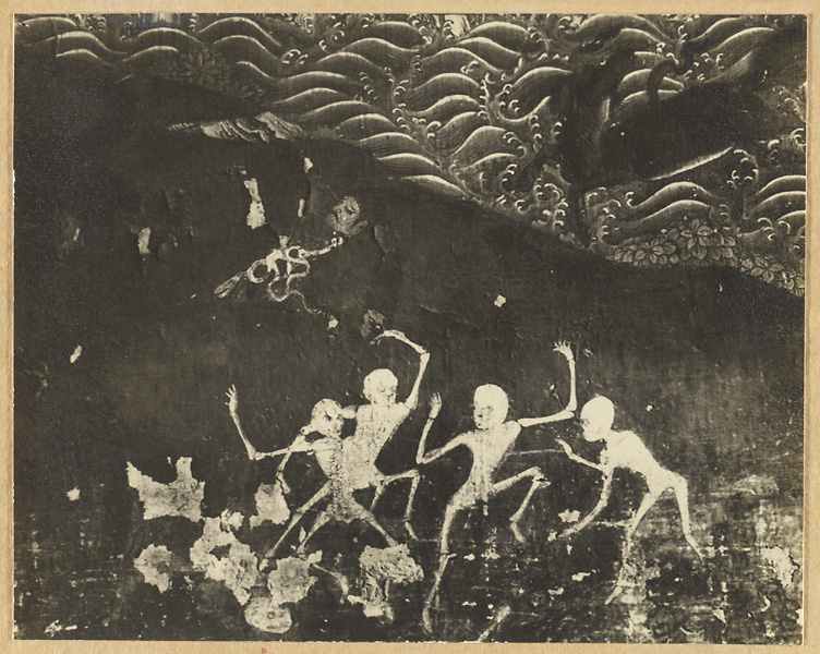 【JPG清晰版】大佛寺大雄宝殿壁画细节展示鬼魂