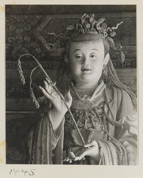 【JPG清晰版】大佛寺手持谷物束的神像头部和手部细节