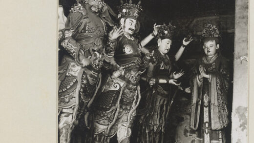 【jpg清晰版】大佛寺的两位天王（左）、多臂菩萨和一尊神像.jpg