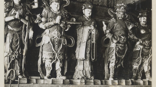 【jpg清晰版】大佛寺的多臂菩萨雕像、手持权杖的神像、手持笏板的官员和两位天王.jpg
