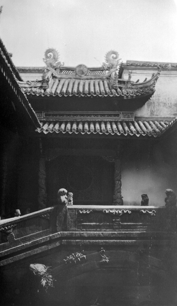 【JPG清晰版】宁波市天妃宫（妈祖庙）的桥梁与前庭