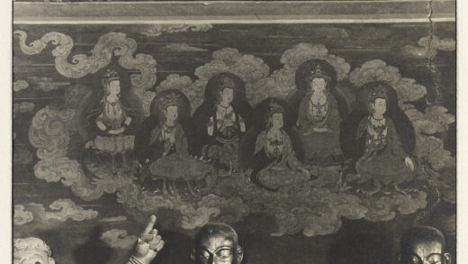 【jpg清晰版】明代壁画细节展示云上佛像.jpg