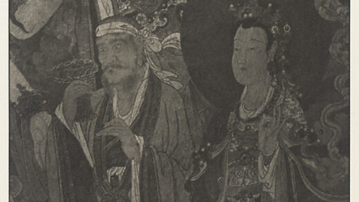 【jpg清晰版】明代壁画细节展示大自在天的两名侍从和菩萨.jpg