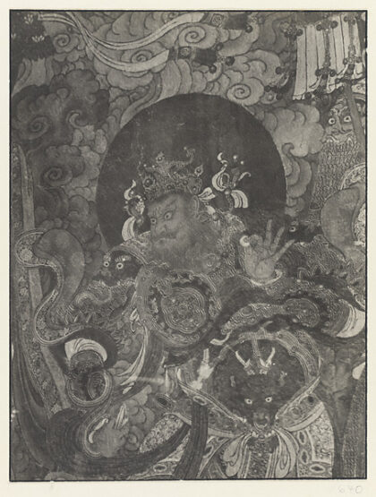 【jpg清晰版】明代壁画细节展示广目天.jpg