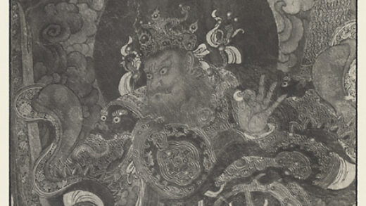 【jpg清晰版】明代壁画细节展示广目天.jpg
