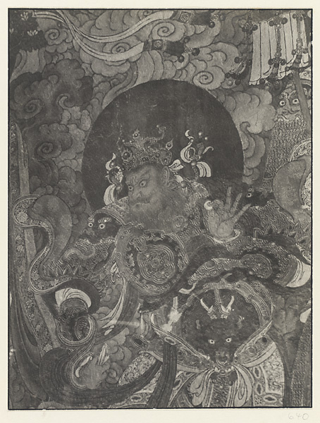 【JPG清晰版】明代壁画细节展示广目天