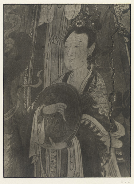 【JPG清晰版】明代壁画细节展示菩萨侍女