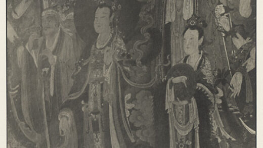 【jpg清晰版】明代壁画细节展示菩萨及侍从.jpg