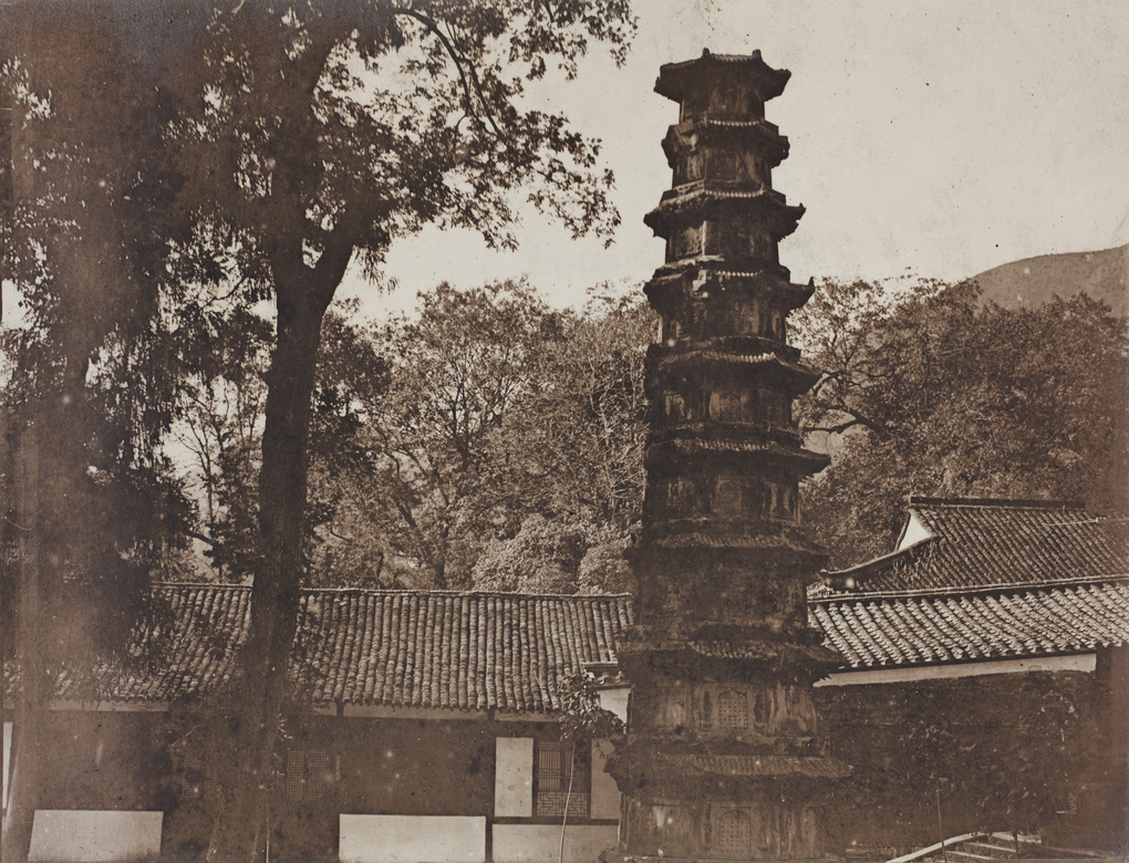 【JPG清晰版】杭州灵隐寺外的宝塔