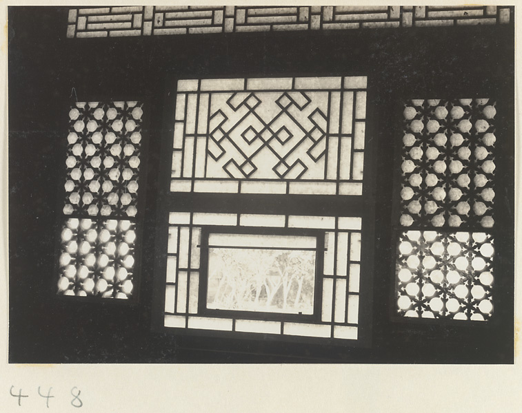 【JPG清晰版】法源寺建筑细节展示格子窗