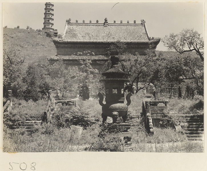 【JPG清晰版】玉泉山多层塔、寺庙建筑和香炉