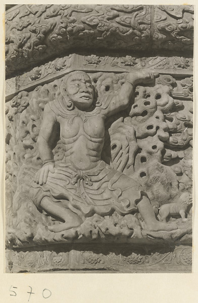 【JPG清晰版】皇寺塔细节展示佛教人物浮雕