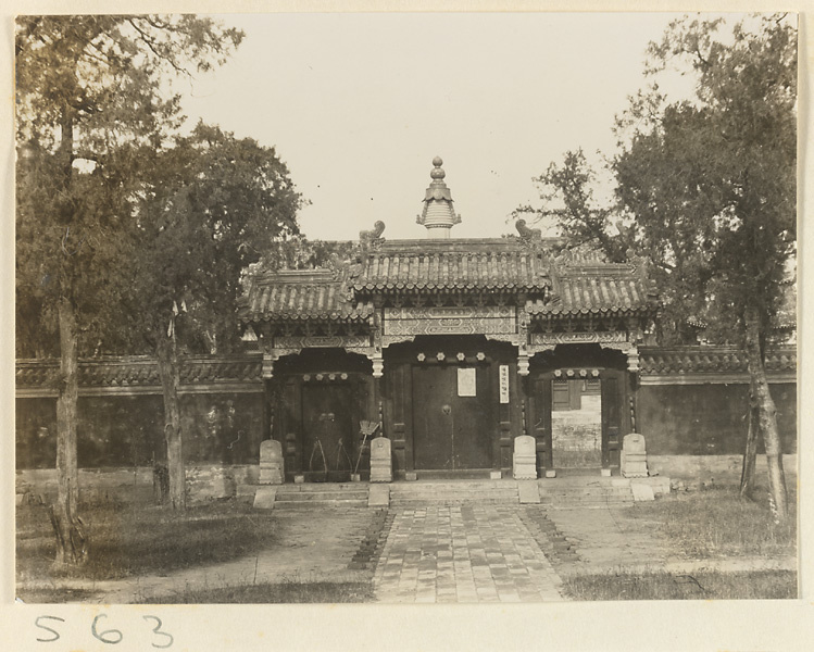 【JPG清晰版】皇寺门展示四门石