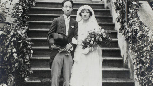 【jpg清晰版】网球冠军韦荣洛与安妮·吴 奎恩的婚礼日1916年.jpg