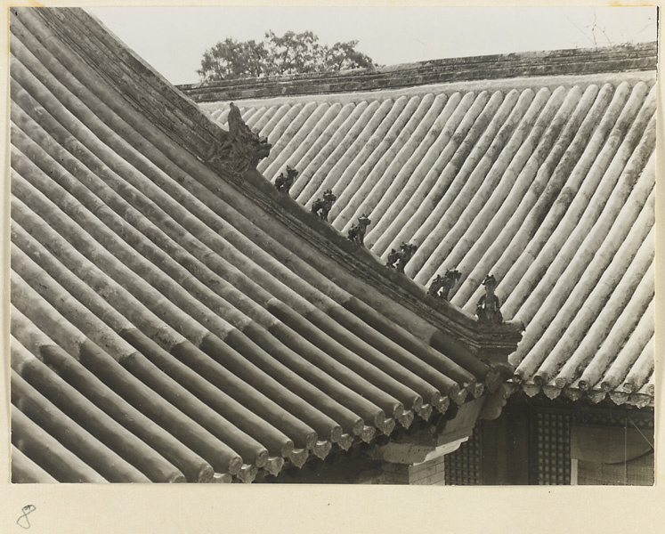 【JPG清晰版】西域寺寺庙建筑细部展示屋顶装饰