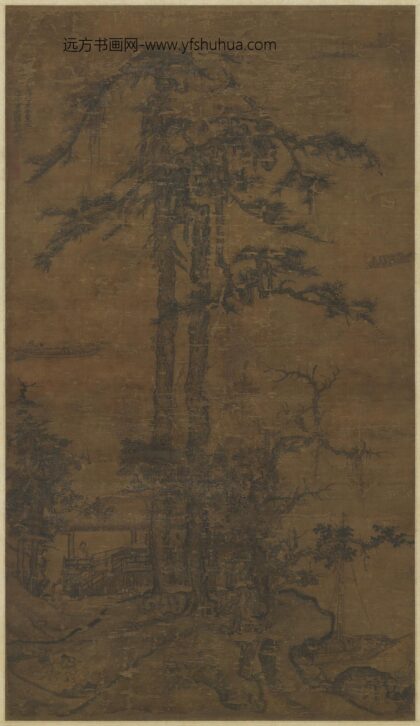 元王渊松亭会友图轴.jpg
