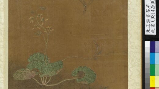 元王渊画花卉册虎耳草.jpg