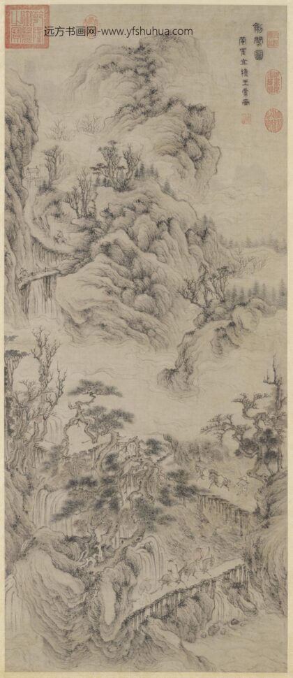 元王蒙剑阁图轴.jpg