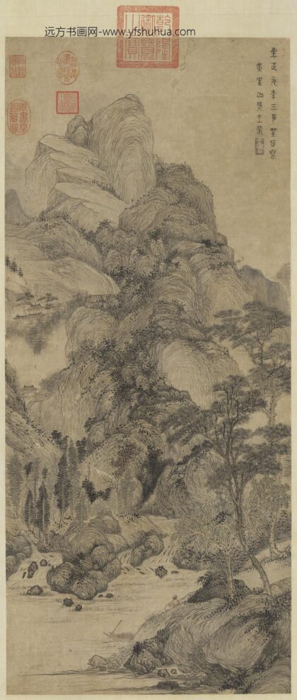 元王蒙层峦耸翠轴.jpg