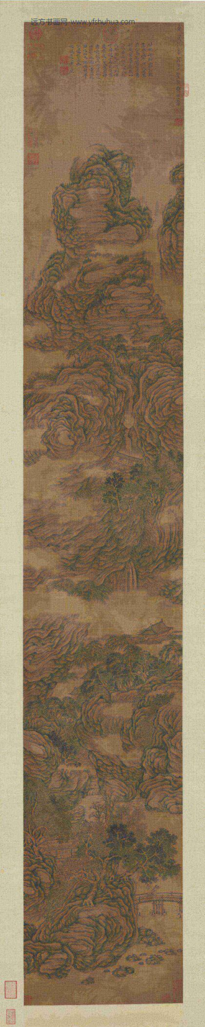 元王蒙画山水轴.jpg