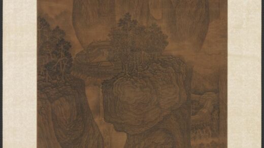 宋人陡壑飞泉轴.jpg
