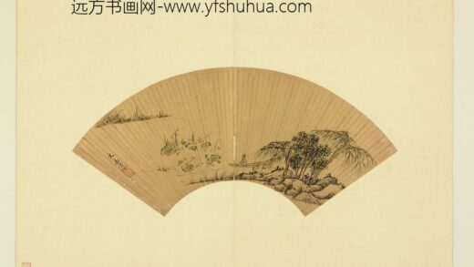 明人便面画册（一）册明文嘉观莲图.jpg