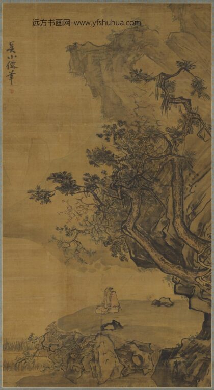 明吴伟山水轴明吴伟山水轴.jpg