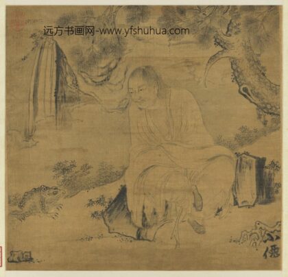 明吴伟画刘海蟾轴.jpg