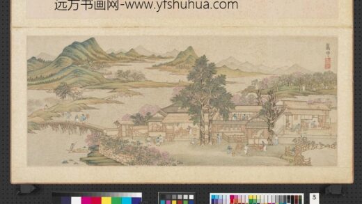 明吴彬岁华纪胜图册蚕市.jpg