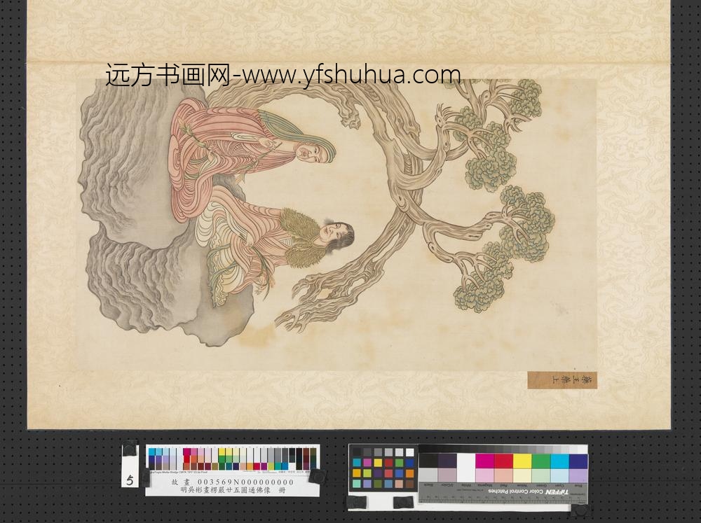 明吴彬画楞严廿五圆通佛像册药王药上