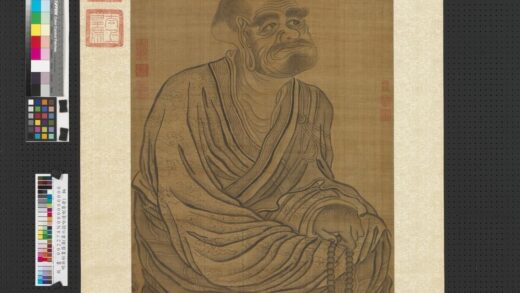 明吴彬画罗汉（第六拔哈达喇尊者）轴.jpg