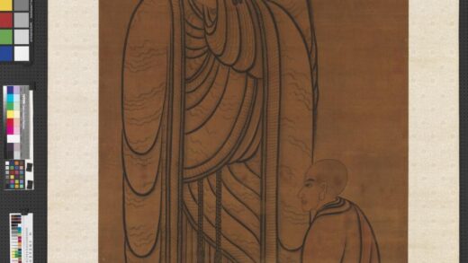 明吴彬画鱼篮观音轴.jpg
