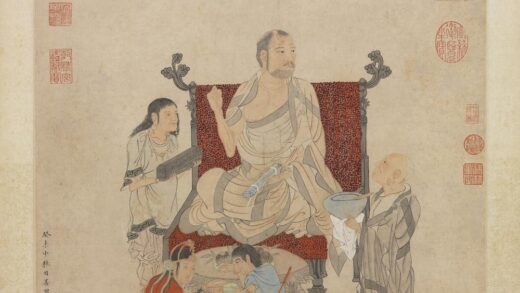 明文从简礼佛图轴.jpg