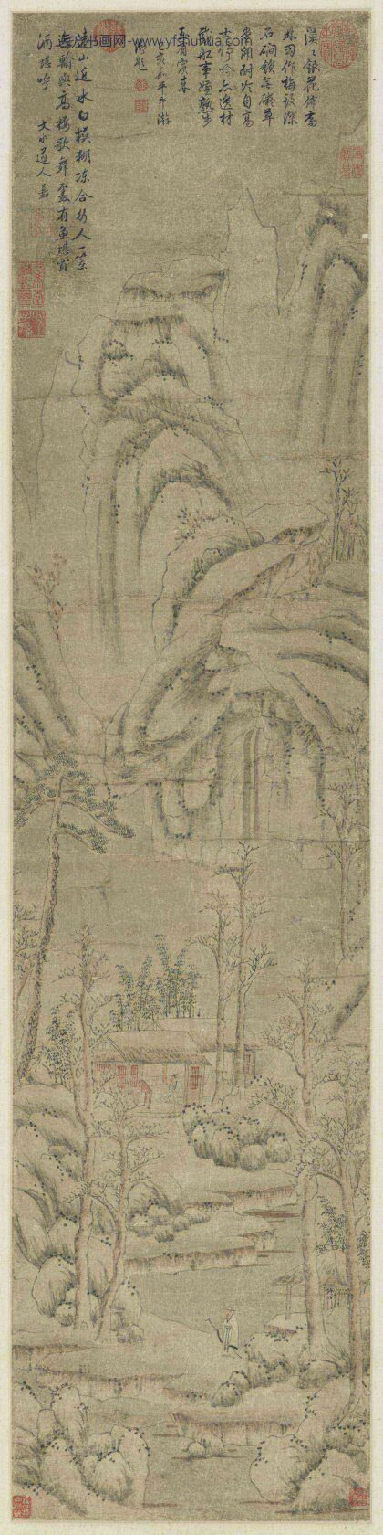 明文嘉画山水轴.jpg