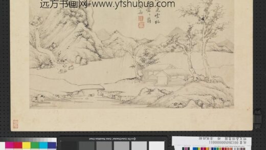 明文嘉诗意图册清风疏树.jpg