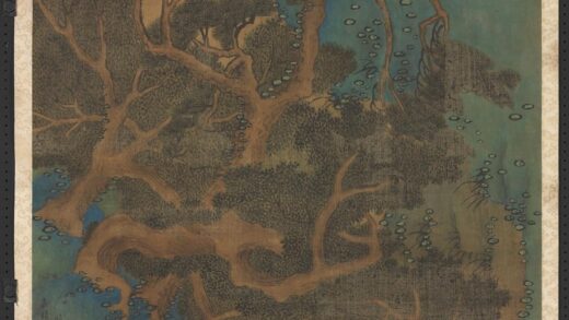 明文征明临赵孟俯空岩琴思轴.jpg