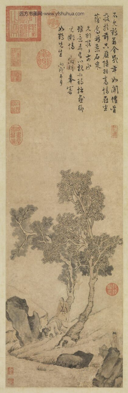 明文征明乔林煮茗图轴.jpg