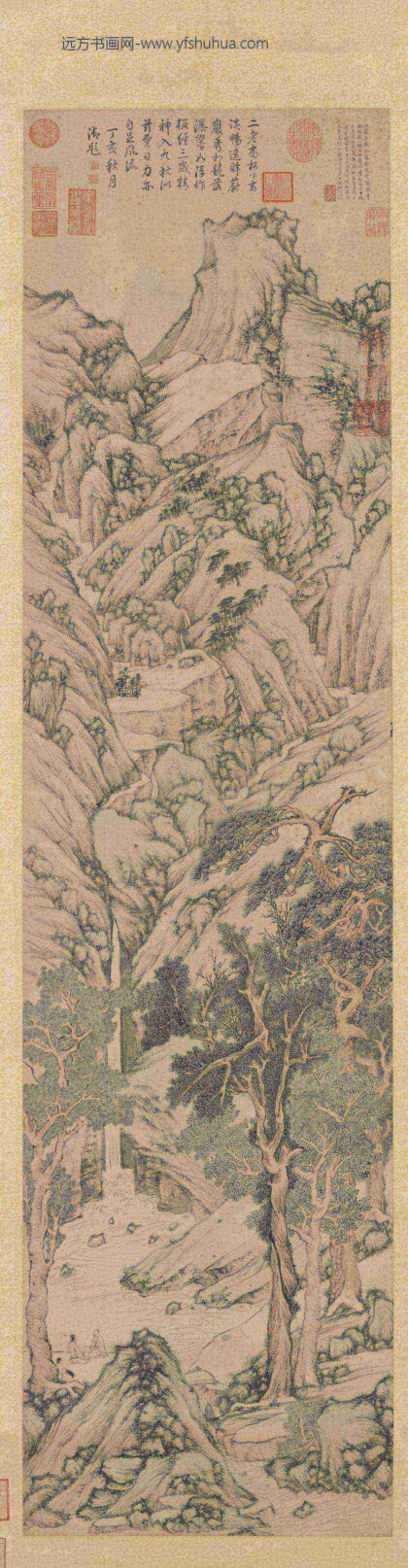 明文征明千岩竞秀轴.jpg