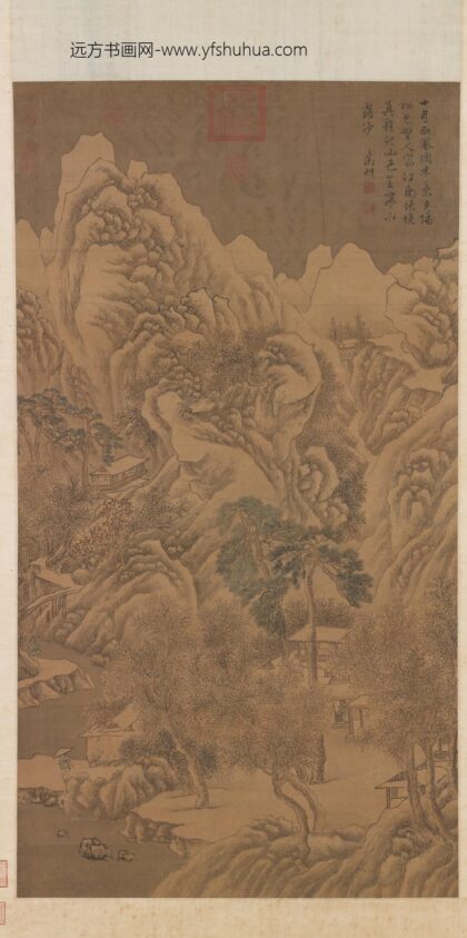 明文征明寒山风雪图轴.jpg