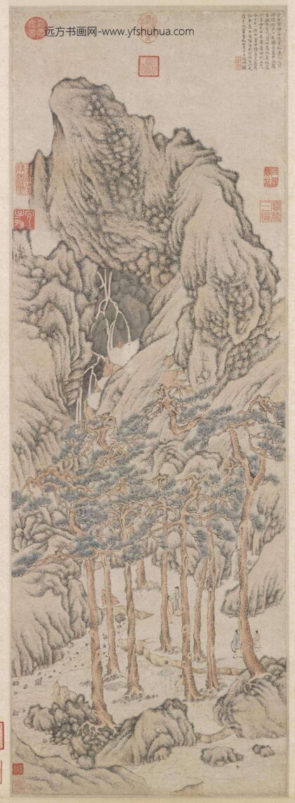 明文征明松壑飞泉轴.jpg