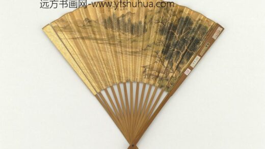 明文征明画临流亭子成扇 1.jpg