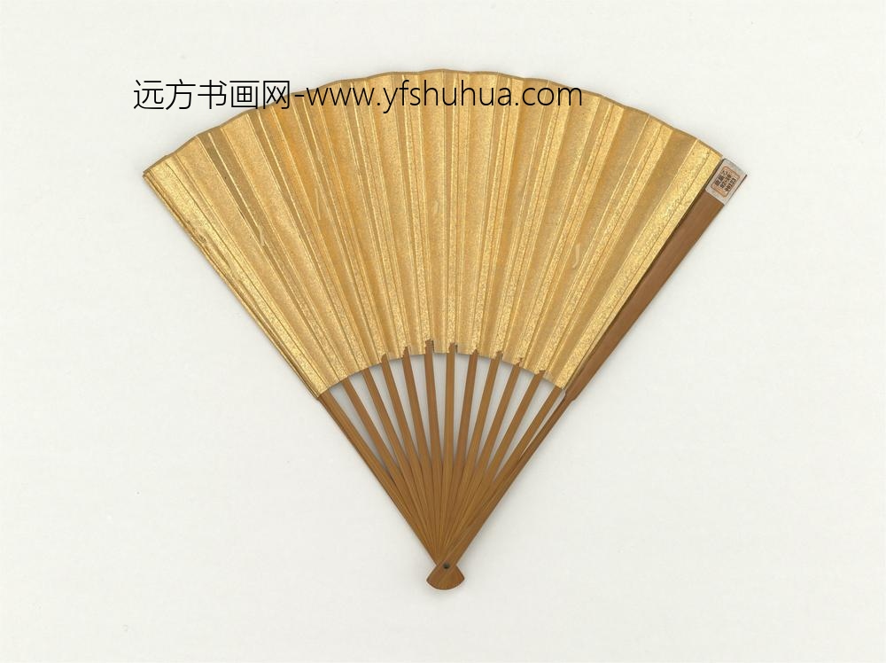 明文征明画临流亭子成扇