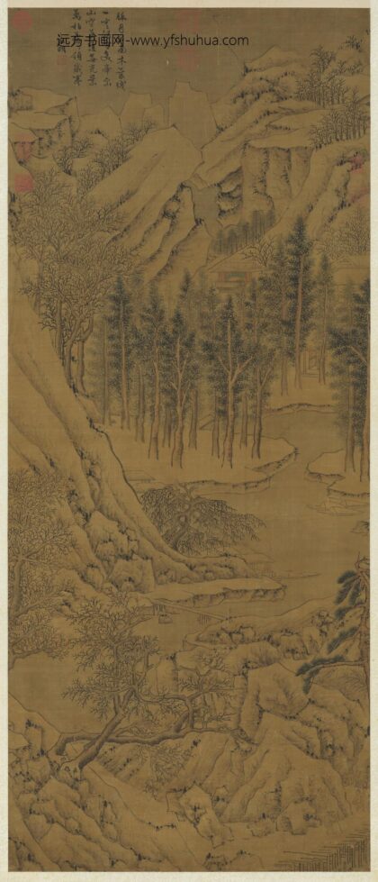 明文征明画雪景轴.jpg