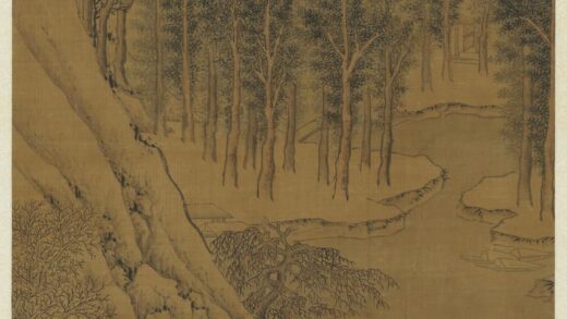 明文征明画雪景轴.jpg