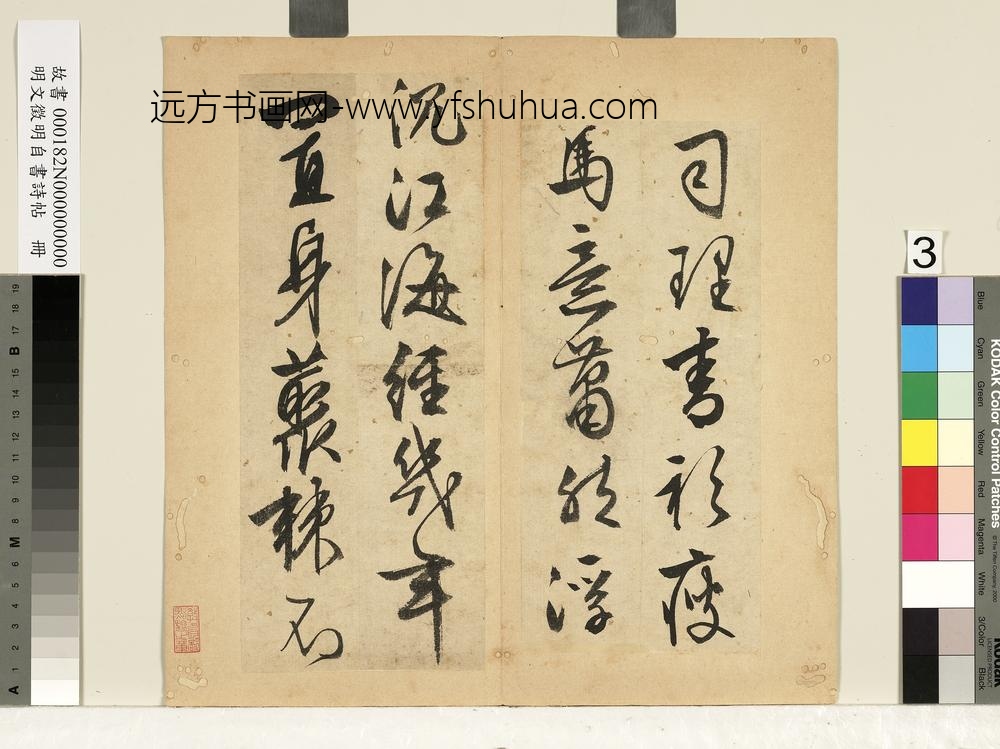 明文征明自书诗帖册-