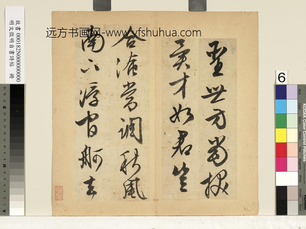 明文征明自书诗帖册-