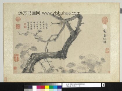 明文征明花卉册寒香仙伴.jpg