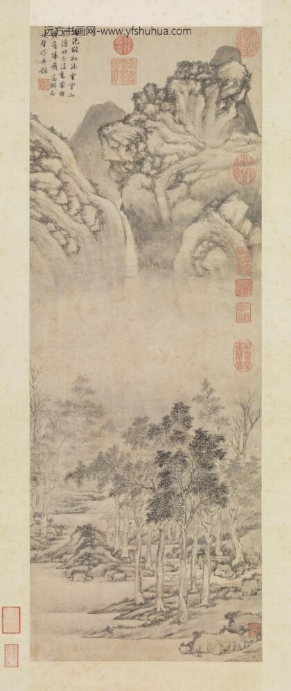 明文征明风雨归舟图轴.jpg